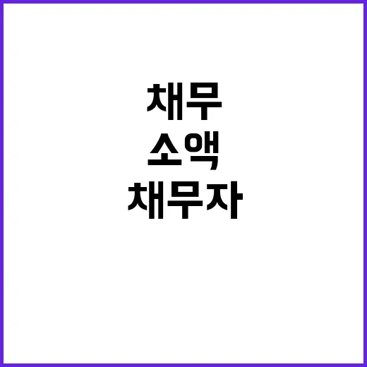 채무자 지원 소액채…