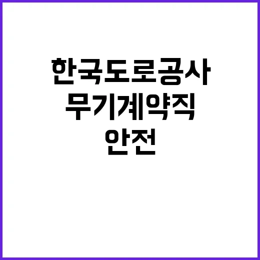 2024년 한국도로공사 순찰직(안전순찰원) 인재영입 공고 [취업지원대상자 보훈전형]