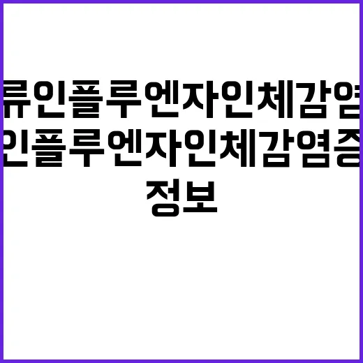 조류인플루엔자 인체…