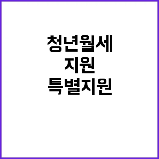 청년월세 당신의 삶…