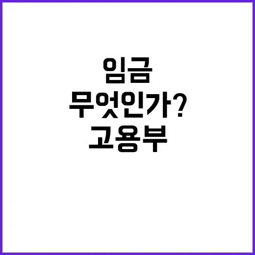 임금명세서 고용부의…