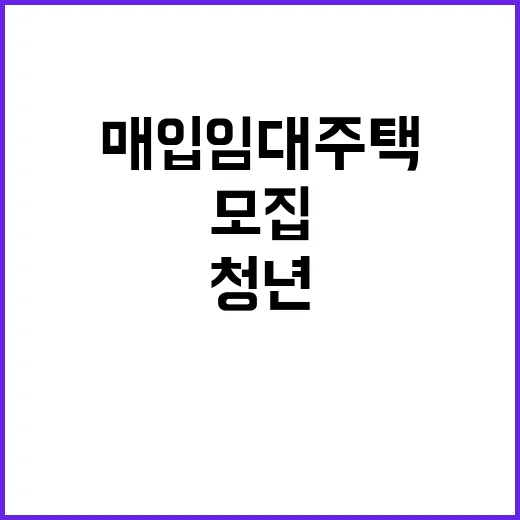 청년 매입임대주택 신혼·신생아 가구 모집 시작!