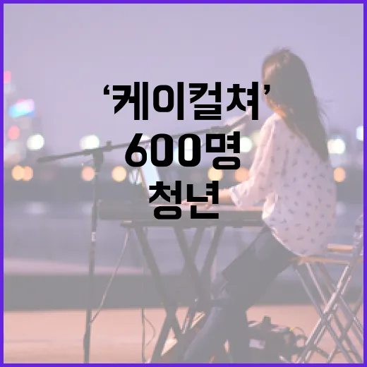 ‘케이 컬쳐’ 미래 600명 청년교육생 모집!