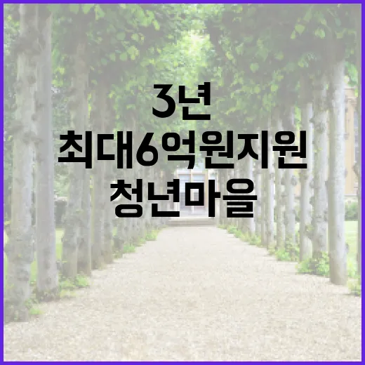 청년마을 주인공 3…