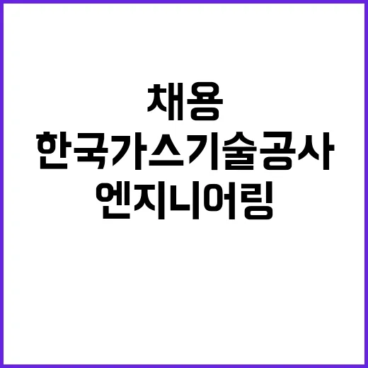 엔지니어링사업처 2025년 제1차 기간제 계약직 채용 공고