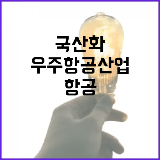 국산화 올해 우주항공산업 변화를 가져온다!