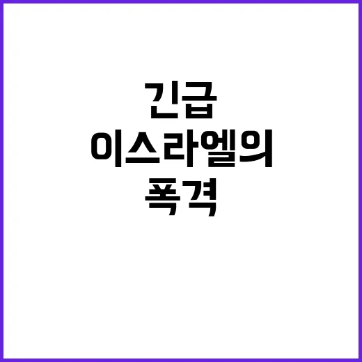 폭격 검토, 이스라엘의 긴급한 결단과 국제 사회 반응