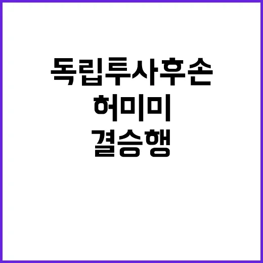 독립투사 후손, 허…