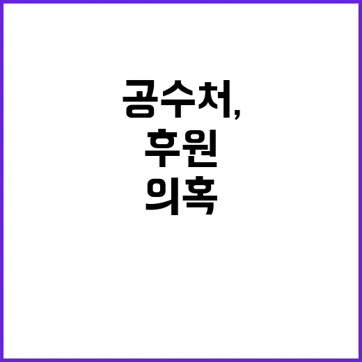 공수처, 태영호 불기소 발표로 후원 의혹 불거져!