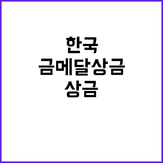 금메달 상금, 홍콩과 한국 비교 결과는?