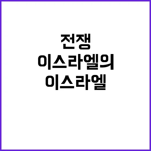 전쟁 대비, 이스라엘의 숨겨진 생각은 무엇인가?