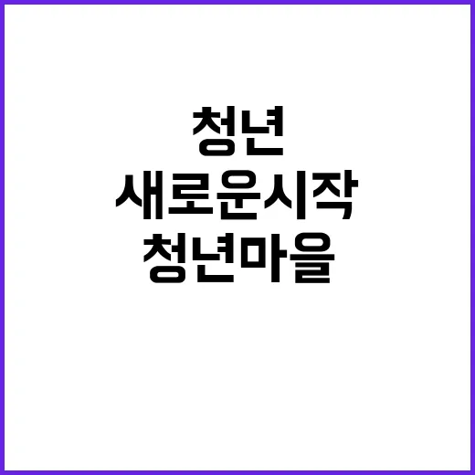 청년마을 공유주거, 의성·군산·공주 새로운 시작!