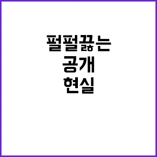 한반도 물가, 펄펄 끓는 밥상 현실 공개!