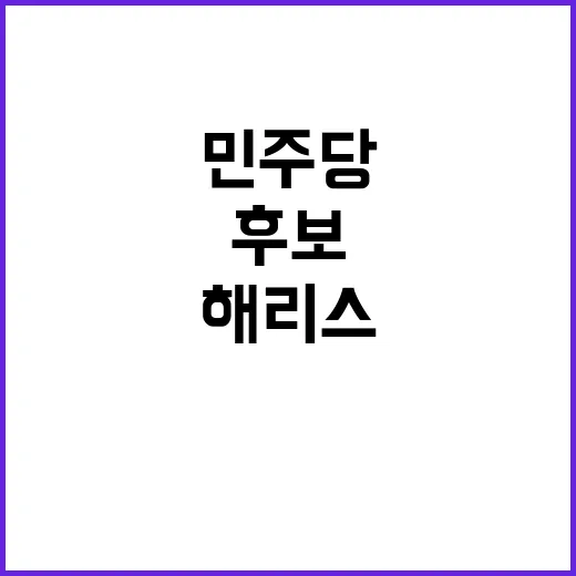 미 민주당, 해리스…