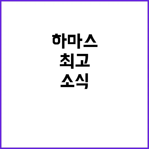 하마스 최고사령관, 공습으로 사망 소식 충격!