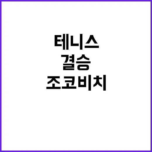 '테니스 결승' 조코비치와 알카라스의 대결, 기대↑