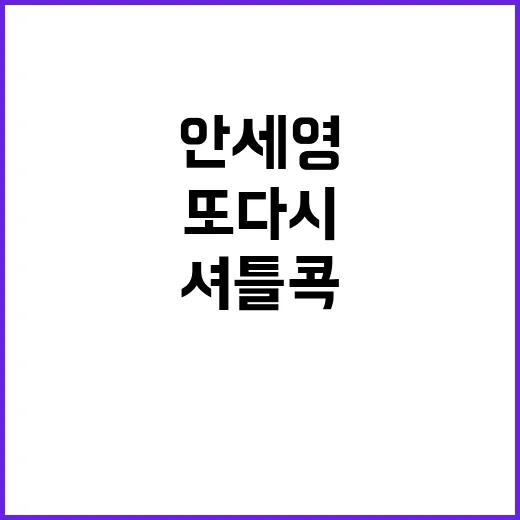 안세영 승리…셔틀콕 드라마 또 다시 시작!