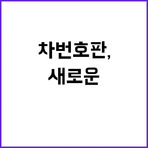 이륜차 번호판, 새…