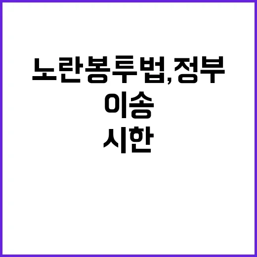 노란봉투법, 정부 …