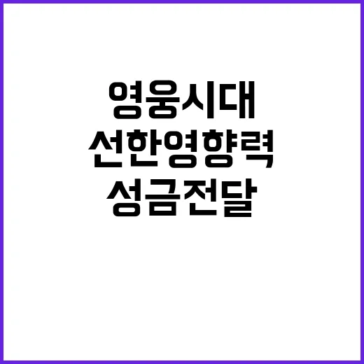 영웅시대, 1000만원 성금 전달로 선한 영향력 발휘!