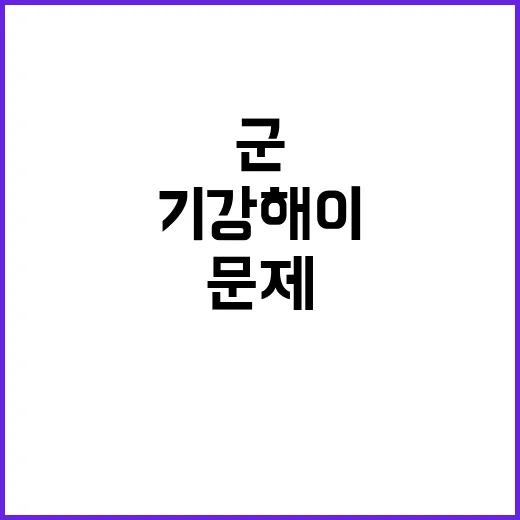 군 정보라인, 기강…