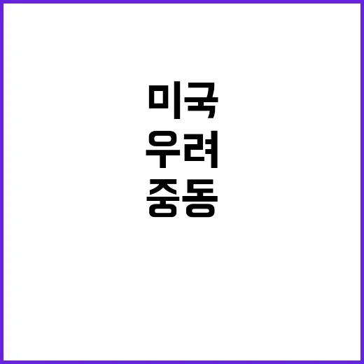 중동위기 미국 경기 우려 투자자들 긴장감 고조!