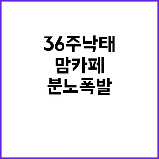 ‘36주 낙태’에 …