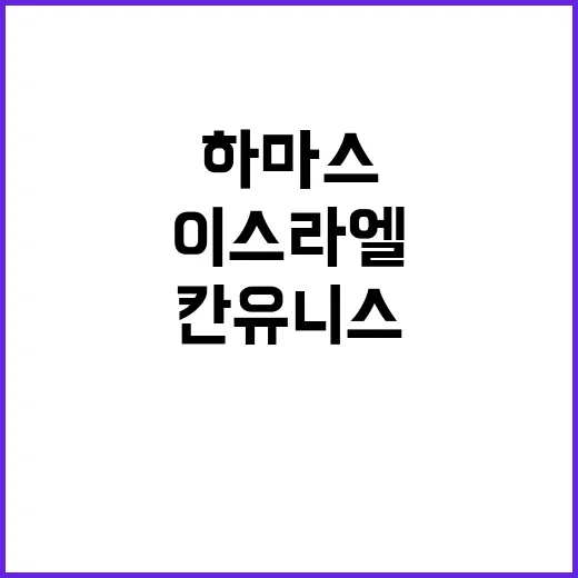 로켓 발사 하마스 이스라엘 칸 유니스에서 제거!