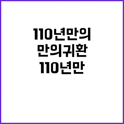 독립 투쟁 110년…