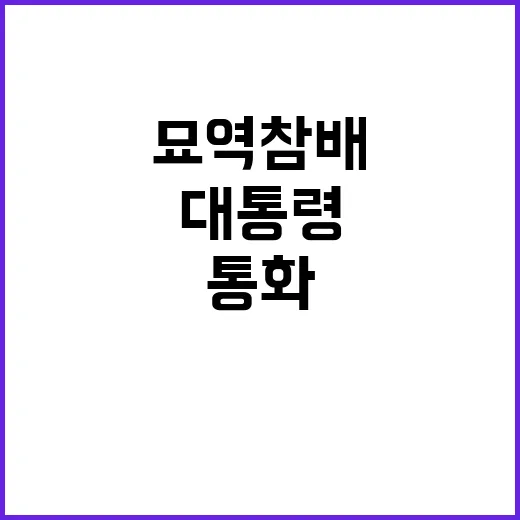 윤대통령 묘역 참배…