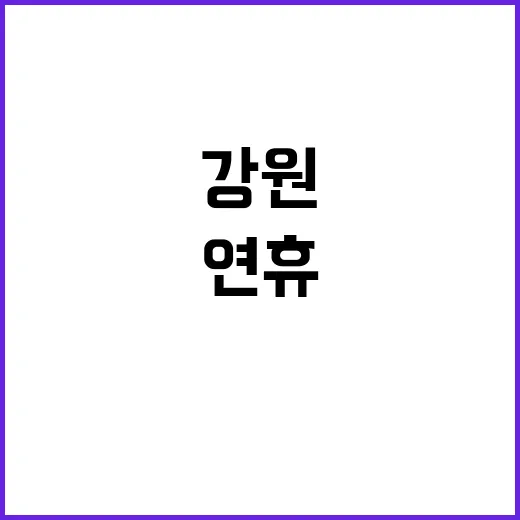 강원 피서객 폭주……