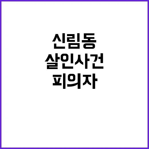 신림동 살인 사건 …