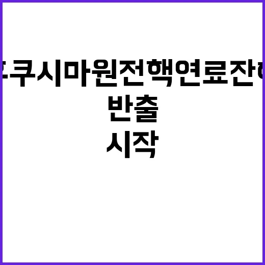 후쿠시마 원전 핵연…