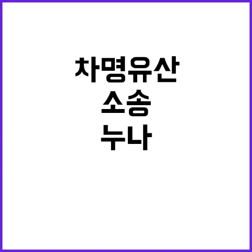 이호진 차명유산 소…