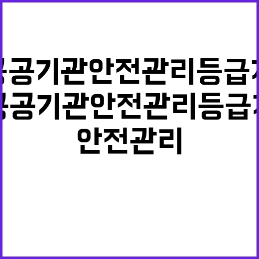 ‘공공기관 안전관리…