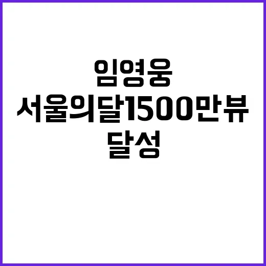 임영웅 서울의 달 …