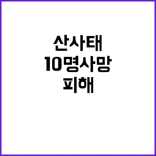 푸껫 산사태 10명 사망…한국인 피해없음!