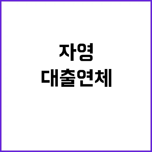 자영업체 대출 연체…