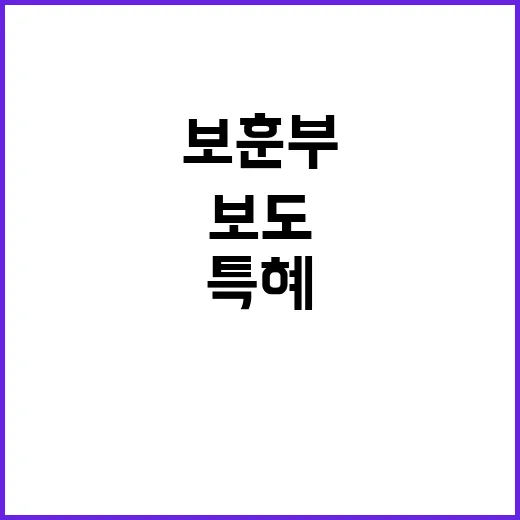 보훈부 김형석 특혜…