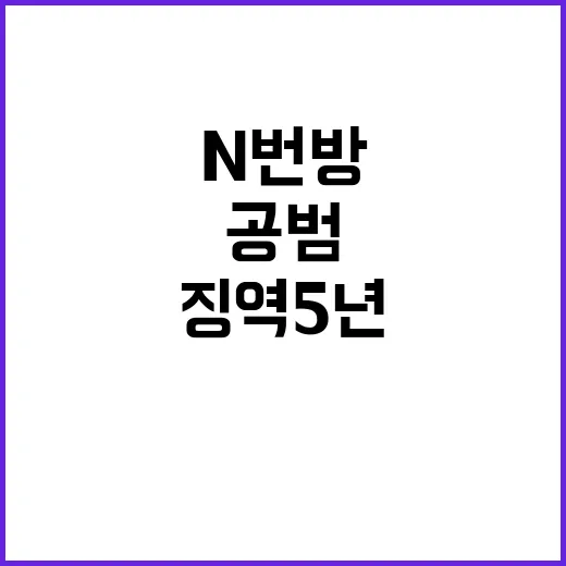 N번방 공범 징역 5년 인격 말살 사건 진상!