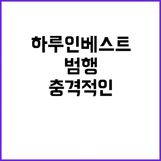 ‘하루인베스트’ 범행 징후 충격적인 발언 담긴 메시지