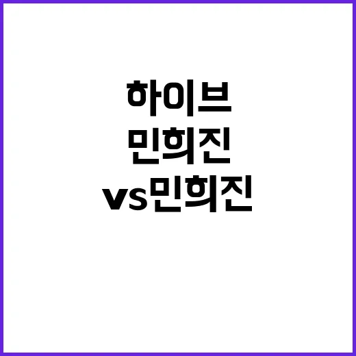 하이브 vs 민희진 1000억 쟁탈전 시작!