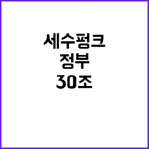 세수펑크 30조 현…