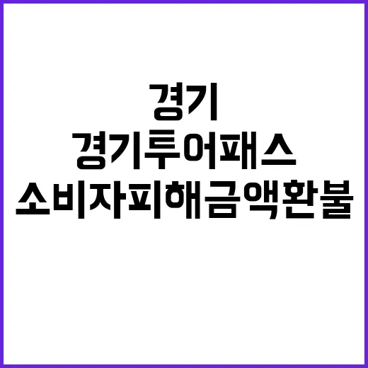 경기투어패스 소비자…