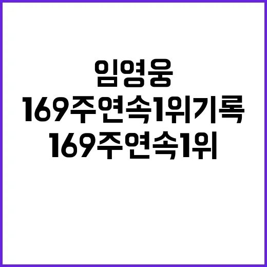 임영웅 169주 연…