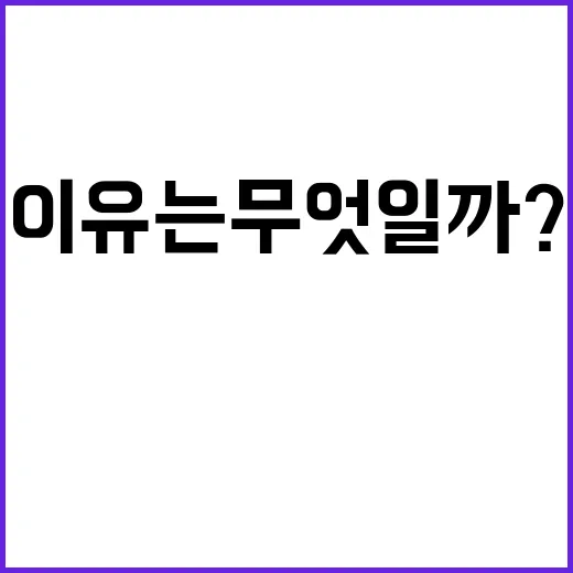 인질 집에 안가는 이유는 무엇일까?