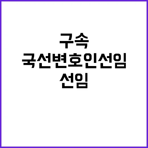 국선변호인 선임 다…