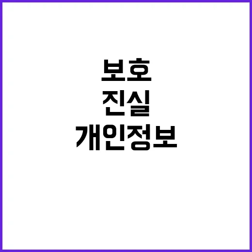 개인정보 보호 공공…