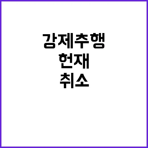 강제추행 자격 취소 헌재의 결단은 무엇일까?