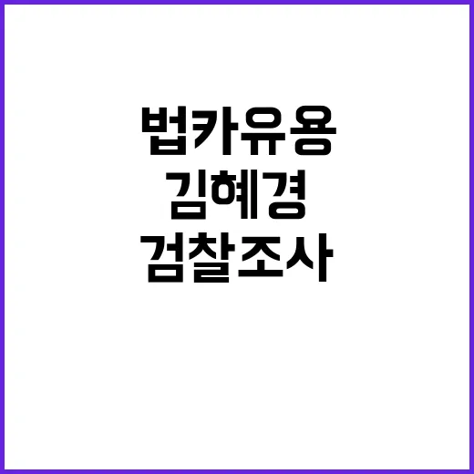 ‘법카 유용’ 김혜경 검찰 조사에서 입장 불명확